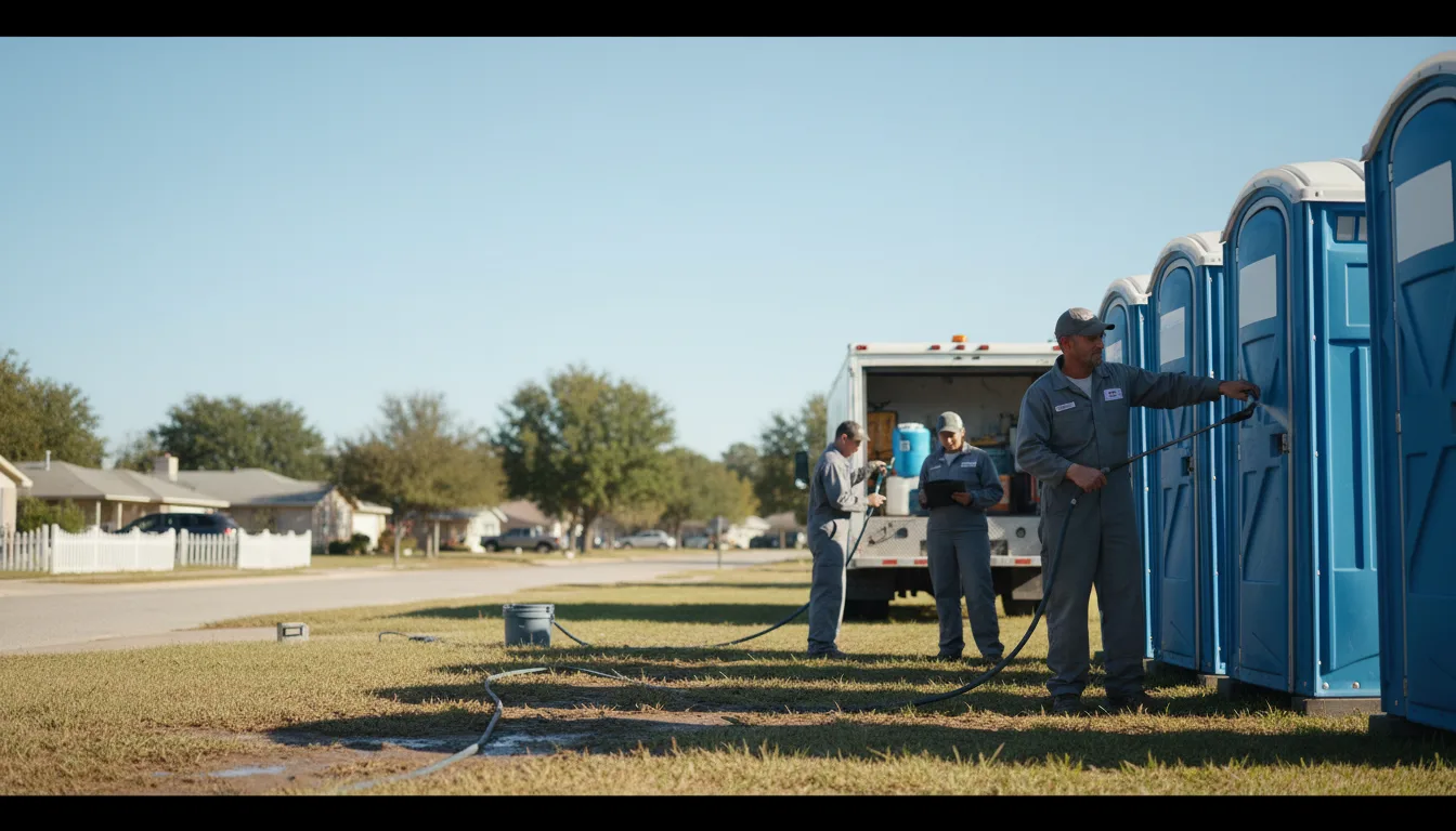 Long-Term Portable Toilet Rental in Trinway, OH near me